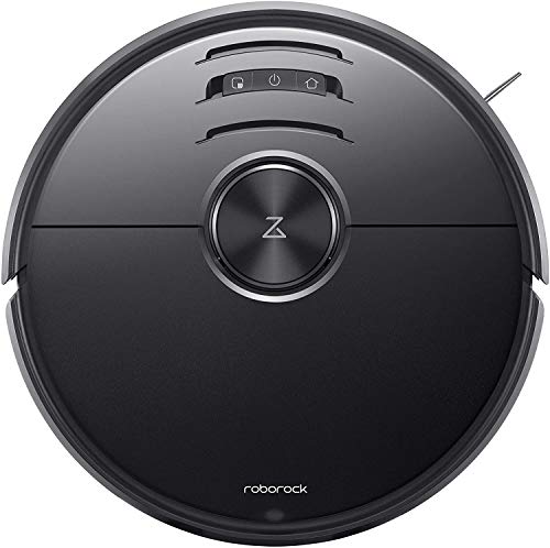 Roborock S6 MaxV Saug- und Wischroboter (Saugleistung 2500Pa, 180min Akkulaufzeit, 460ml Staubbehälter, 300ml Wassertank, 67dB Lautstärke, Adaptiver Routenalgorithmus, App-/Sprachsteuerung) Schwarz - 2