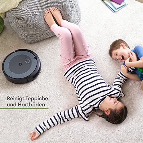 iRobot Roomba i3 (i3152) WLAN-fähiger Saugroboter (Staubsauger Roboter) mit zwei Gummibürsten für alle Böden, Ideal bei Haustieren, Individuelle Anpassung, Kompatibel mit Sprachassistenten - 11