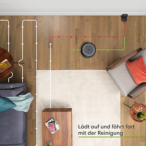 iRobot Roomba i3 (i3152) WLAN-fähiger Saugroboter (Staubsauger Roboter) mit zwei Gummibürsten für alle Böden, Ideal bei Haustieren, Individuelle Anpassung, Kompatibel mit Sprachassistenten - 5