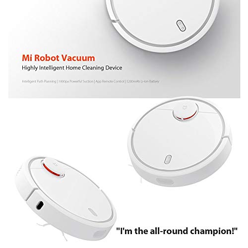 Xiaomi Mi Robot Vacuum Mop Pro Saugroboter mit Wischfunktion (Saugkraft 2100Pa, 110min Akkulaufzeit für 180m², App- und Sprachesteuerung, Hindernisüberwindung, Auto. Wegplanung, Virtuelle Wände) Weiß - 3