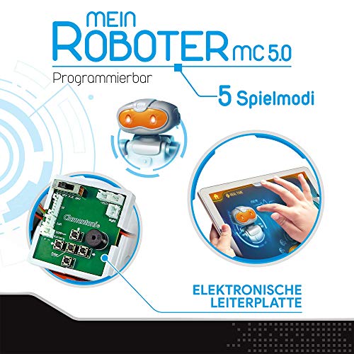 Clementoni 59158 Galileo Science – Mein Roboter MC 5.0, Robotik für kleine Ingenieure, High-Tech Spielzeug, ideal als Geschenk, Programmieren lernen für Kinder ab 8 Jahren - 3