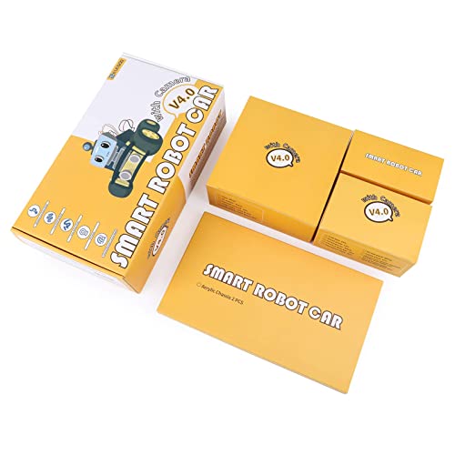 ELEGOO Smart Robot Car Kit V4.0 Kompatibel mit Arduino IDE Elektronik Baukasten mit Kamera, UNO R3 , Line Tracking Modul, Ultraschallsensor, Bluetooth-Modul, Auto Roboter Spielzeug für Kinder - 8