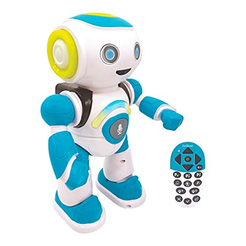Powerman Jr. Intelligenter Roboter für Kinder der Gedanken liest - Spielzeug für Kinder-Tanzt Musiziert Tier-Quiz STEM Programmierbar Fernbedienung Roboter - Grün/blau-ROB20DE - 2
