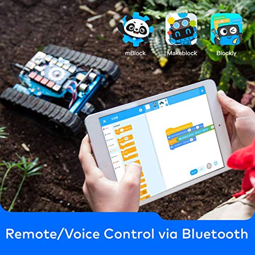 Makeblock mBot Ranger Roboter, 3-in-1-Programmierbarer Robot Bausatz, Codiertes Spielzeug, 3 Formen mit Me Auriga, Bluetooth Version, Programmierbare Roboter Spielzeug, Geschenk für Kinder - 5
