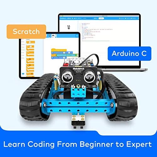 Makeblock mBot Ranger Roboter, 3-in-1-Programmierbarer Robot Bausatz, Codiertes Spielzeug, 3 Formen mit Me Auriga, Bluetooth Version, Programmierbare Roboter Spielzeug, Geschenk für Kinder - 6