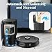 Proscenic M8 PRO WLAN Saugroboter, Staubsauger Roboter mit automatischer Absaugstation & aktiver Wischfunktion, Laser Navigation, Google Home, Alexa- & App-Steuerung - 2