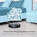 Proscenic M8 PRO WLAN Saugroboter, Staubsauger Roboter mit automatischer Absaugstation & aktiver Wischfunktion, Laser Navigation, Google Home, Alexa- & App-Steuerung - 3